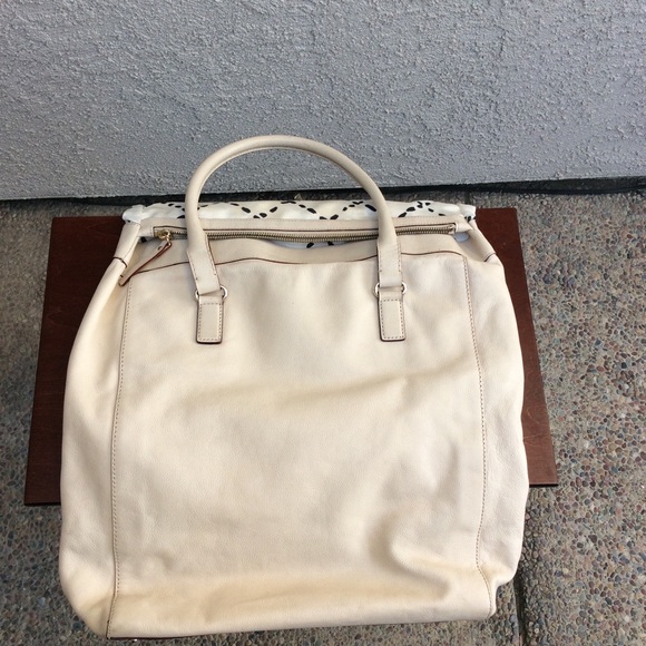Kate Spade White Leather Tote - Picture 7 of 8